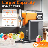 VIBOFROST 9-in-1 Slushie Machine for Home,88oz Frozen Drink Maker with Rapid Cooling&Auto-Clean,Quiet Ice Slush Maker for Margaritas,Milkshakes,Frappés&More, Perfect for Parties