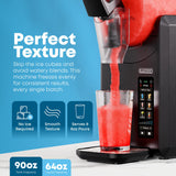 Iceman by Chefman Slush-Ease MAX 90oz Slushie Machine, 64oz Liquid Capacity Frozen Drink Maker & Slushy Machine with 5 Presets and LED Display, Perfect for Frozen Margaritas, Frappes, Smoothies