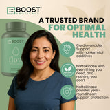 BoostCeuticals Nattokinase Supplement 2000 FU 100mg | 60 Vegan Capsules | No stearates, Non GMO Gluten Free Natural Blood Thinner & Blood Flow Supplement