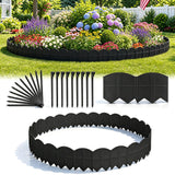 Vashly 20Ft Garden Edging 5.9 in Tall Landscape Edging 20 Pcs Garden Border