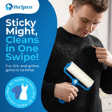 PetLovers 6.3" Large Lint Roller for Pet Hair Extra Sticky 270 Sheets, Ideal for Pet Hair Removal from Furniture & Clothes, Dog and Cat Lint Remover 3 Pack