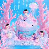 Axolotl Cloud Slime Kit 2 Pack, Sensory Toys Squishy Birthday Gift for Kids