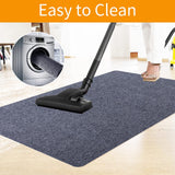 Office Chair Mat for Hardwood & Tile Floor, 55"x35" Computer Gaming Rolling Chair Mat, Under Desk Low-Pile Rug, Large Anti-Slip Floor Protector for Home Ofiice(Dark Gray)