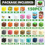 JIMI Magnetic Blocks Building Toys, 150pcs Magnetic Blocks Set STEM Construction Toys for Kids Age 3-8, 1 inch Magnet Blocks Montessori Sensory Stacking Toys Christmas Birthday Present for Boys Girls
