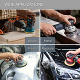 6 Inch 50 Pcs Wet Dry Sanding Discs Hook and Loop, 10000 Grit Sandpaper Automotive Wood Metal Polishing & Sanding, Silicon Carbide Sand Paper for Random Orbital Sander (Grit 10000)
