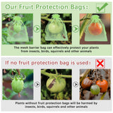 Boao 200 Pcs Fruit Protection Bags