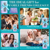 OLSUNOR 6 Set Employee Appreciation Gifts Bulk, Personalized Inspirational Thank You Gifts for Christmas Staff Coworker 16 oz Can Shaped Beer Glass Cups, Gift Box and Card for Team Women Men Teacher