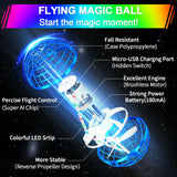 Vantexi Flying Orb Ball Toy, Parachute with LED Light, Magic Hand Controlled Mini Galaxy Hover Ball,Cosmic Globe Boomerang, Cool Christmas Birthday Gift for 6 7 8 9 10+ Year Old Boys Girls-Bright Blue
