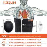 Everyday Medical Plus Size Umbilical Hernia Support Belt I Pain and Discomfort Relief from Umbilical, Navel, Ventral and Incisional Hernias I Hernia Binder for Big Men and Large Women I XXXL/3XL