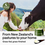 WONDER FAMILY Grass Fed Beef Tallow for Skin and Face with Avocado Oil - Dry Skin Moisturizer for Men & Women - Beef Tallow Balm for Face, 1 Wooden Spatula & Bag
