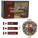 Christmas Candle Gifts Set,12 Pack Scented Candles for Women,300 Hour Long Lasting Natural Soy Wax Aromatherapy Candle, Christmas Gifts for Women