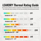 LEAKDRY Waterproof Merino Wool Touchscreen Gloves,3-Layer Inusulated Thermal Winter Gloves,Windproof for Hiking Skiing Unisex (Black, L)