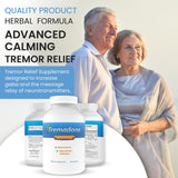 Tremadone - Essential Tremor Relief Supplement for Hand, Arm, Head, Leg, Feet and Body Tremors and Shaking - All Natural, Gluten Free, Dairy Free by Nutriganix (1)