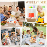 Thenshop 44 Pcs Basket for Gifts Empty Gift Basket Bulk Include 12 Cardboard Tray 12 Plastic Bags and 20 Pull Bows for Christmas Fall Halloween Birthday Wedding Party DIY Wrapping(Solid,Khaki)