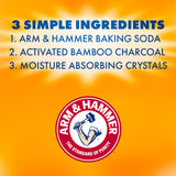 Arm & Hammer Essentials Disposable Moisture Absorber and Odor Eliminator Tub, Fragrance Free, 1 lb., Attracts and Traps Excess Moisture, Ideal Closet Dehumidifier (Pack of 3)