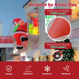 TwoBees 6FT Christmas Inflatables Outdoor Decorations Joy Hanging Santa Claus Gift Bag, Very Bright LED Lights Blow Up Giant Christmas Decor for Indoor Yard Outside Fall Vacation Holiday Party Lawn