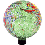 Sunnydaze 10-Inch Gazing Ball for Garden - Glass Gazing Globe for Outside - Garden Orb Yard Decor, Great for Outdoor Enthusiasts - Green Artistic