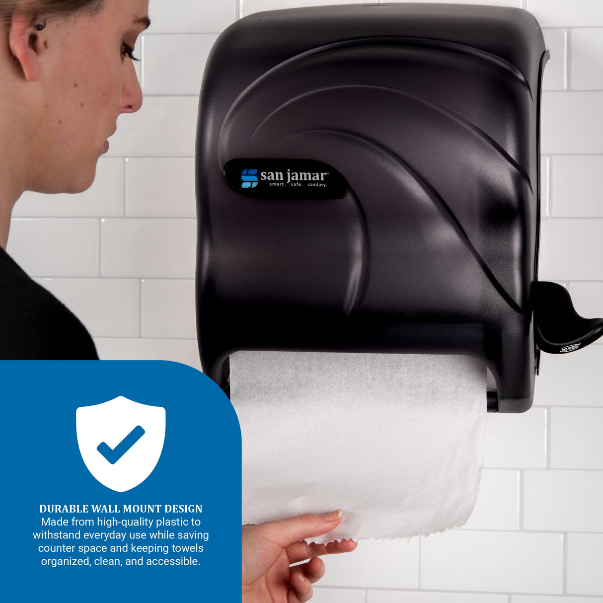 SJMT990TBK - Element Lever Roll Towel Dispenser