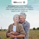 IBDassist™ Gut Support Capsule - Gut Health & Digestion Supplement - Constipation & Occasional Bloating Relief for Women & Men* - Complete with Vitamin D3, A, E, Zinc & More - 30 Capsules