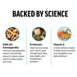 Force Factor Amazing Ashwa for Stress Relief, Memory, Focus, and Immune Support Health, Ashwaganda Supplement with KSM-66 Ashwagandha for Stress, 60 Soft Chews