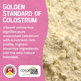 SonoHealth Cowabunga Colostrum - Premium, Pure & Unaltered Colostrum Powder Supplement - for Immune Support, Gut Health, Muscle Recovery & Wellness - Kosher & Halal Certified Calostro