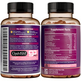 Hair Growth Vitamins for Women | Biotin 10,000mcg, Collagen, Patented OptiMSM®, goMCT®, Saw Palmetto | Naturally Supports Stronger & Healthier Hair, Skin and Nails |Non GMO + Made in USA|60 Day Supply