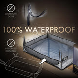 Mushroom Grow Tent with 6500K LED Light & Timer, 4-Tier Shelves