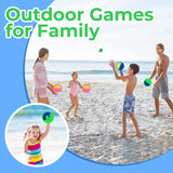 Weehoey Beach Games - Kids Toys - Outdoor Games for Kids, Toss and Catch Ball Set with 6 Paddles 3 Balls, Toys for 3 4 5 6 7 8+ Year Old Boys Girls Christmas Birthday Gifts