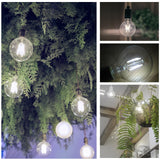 ENERGETIC SMARTER LIGHTING 5W Dimmable G25 LED Edison Light Bulb, G25 (G80) Globe Bulb, 60W Equivalent, 5000K Daylight, Christmas Light, E26 Standard Base, ETL Listed, 6-Pack