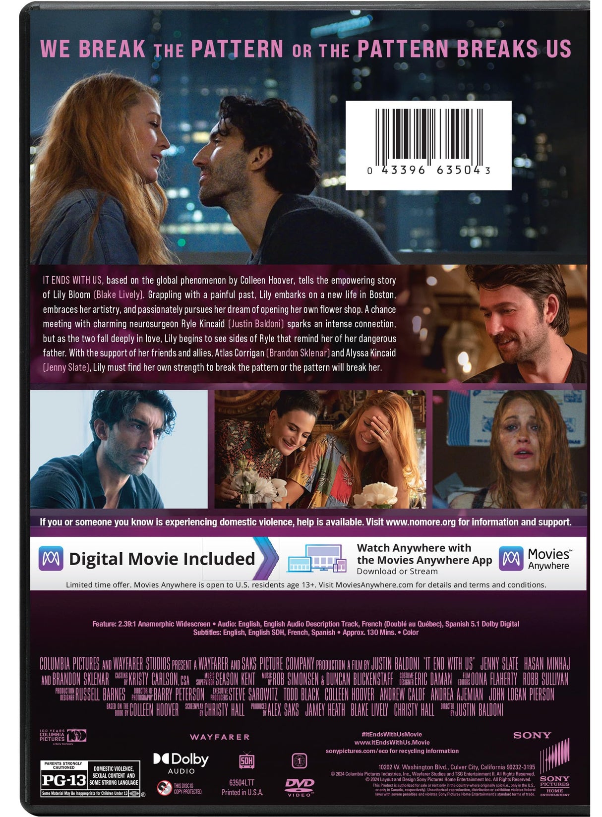 It Ends with Us - DVD + Digital