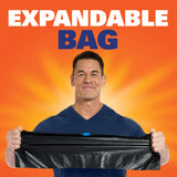 Hefty Ultra Strong 30 Gal Large Trash Bags, Black, Fabuloso Lavender, 50ct