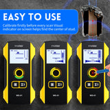 FNIRSI Stud Finder Wall Scanner - 6 in 1 Electronic Wall Wood Stud Finder, Wall Detector with Updated Positioning Hole for Center and Edge of Wood AC Wire Metal Studs Joist Pipe