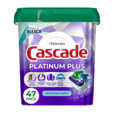Cascade Platinum Plus Dishwasher Pods, Dishwasher Detergent, Dish Detergent Soap, Mountain, 47 Count