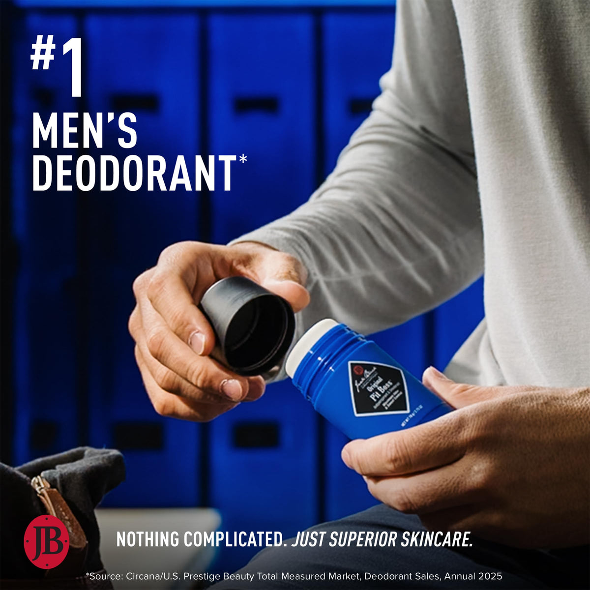 Jack Black Pit Boss Original Antiperspirant & Deodorant for Men, 2.75 oz