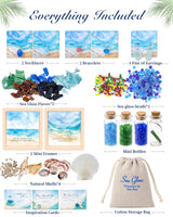 Sea Glass Advent Calendar 2026 for Women and Teen Girls, Jewelry DIY Craft