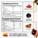 Better Alt Pure Himalayan Shilajit Sticks with Organic Honey, Saffron | Easy to Consume Shilajit| Energy Boost & Immune Support, 85+ Trace Minerals, 75%+ Fulvic Acid (Pack of 2) Classic + Cinnamon