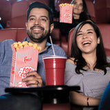 Dualshine 200 Pack Popcorn Boxes,1.25 oz Paper Popcorn Containers,Red and White Striped Close-Top Cardboard Pop Corners Bags Individual Servings for Theater Night Movie,Party,Christmas