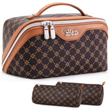 BOYATU Travel Makeup Bag Cosmetic Bags for Women: 3-Piece Make up Bag Set
