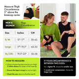GARNO Knee Brace for Pain Relief by Meniscus Tear, MCL, Arthritis, ACL, Osgood Schlatter, Compression Patellar Tendon Support Strap for Working Out, Running, Weightlifting; Men, Women; (Large Size)