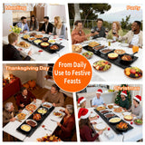 Electric Warming Tray,41"x 15" Food Warmer for Parties Buffet with 10 Temp-Settings, 5-in-1 Warming Mat for Food Built-in Thermostat and Surface Heating, Warming Tray for Parties Buffet,Gatherings