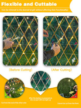 6 Pack Fairy Lights Battery Operated with Timer, Each 20FT 60LED Christmas String Lights Outdoor Indoor, Cuttable Battery Twinkle Light for Bedroom Home Wedding DIY Christmas Decorations (Warm White)