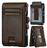 furid Genuine Leather Wallet for Men: Slim RFID Smart Minimalist Wallet