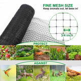Mklsit Deer Netting Fence, 8ftx100ft Garden Netting Heavy Duty Bird Netting