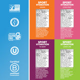 Nuun Sport Electrolyte Tablets with Magnesium, Calcium, Potassium, Chloride & Sodium, Gluten Free & Vegan, Mixed Flavors, 4 Pack (40 Servings Total)