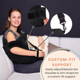 MOYOAMA Post Shoulder Surgery Pillow with Pocket- Rotator Cuff Pillows for Sleeping, After Shoulder Surgery Must Haves, Rotator Cuff Sleeping Pillow, Rotator Cuff Surgery Recovery Accessories