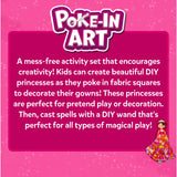 Skillmatics Poke-in Art - Magical Princesses, Mess-Free Fun for Kids, DIY Wood Craft Kits, Creative Activity, Christmas Gifts for Girls & Boys Ages 4, 5, 6, 7, 8, 9