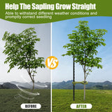 Tree Supports Young Trees, 4PC Tree Stake Stabilizer Kit for Leaning Tree