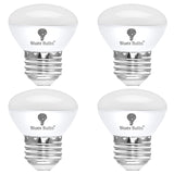 4 Pack R14 LED Bulb 4W E26 Base Mini Reflector Floodlight Light Bulb Dimmable 2700K Warm White - 40W Equivalent - Mini Light Bulbs, Short Light Bulbs, Curio Cabinet Light Bulb, R14 Bulb Flood Light