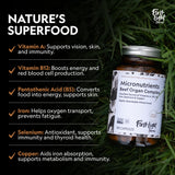 First Light Farms Freeze-Dried Wagyu Beef Organ Supplement Grass-Fed | 180 Capsules | Whole Food Nutrition with Liver, Heart, Kidney & Spleen | Beef Organ Complex, Certified Humane