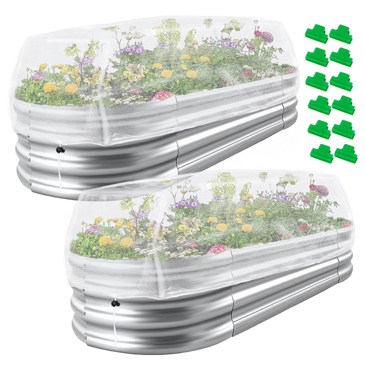 Garden Netting for Raised Beds, Plant Covers Garden Protection Bird Netting